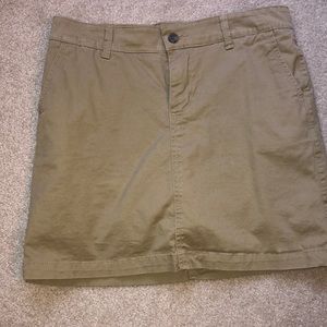 Khaki skort